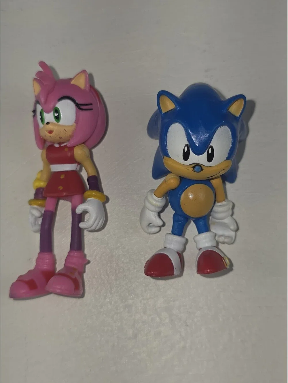 Lot Of Sonic The Hedgehog Amy Rose Tomy Boom Series Figure Sega Poseable 2.5-3